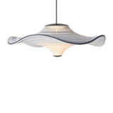 Flying 78 pendant in Haze Blue, illuminated