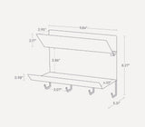 Yamazaki Home · Magnetic Entryway Rack - Steel | socius design in Rochester, MN