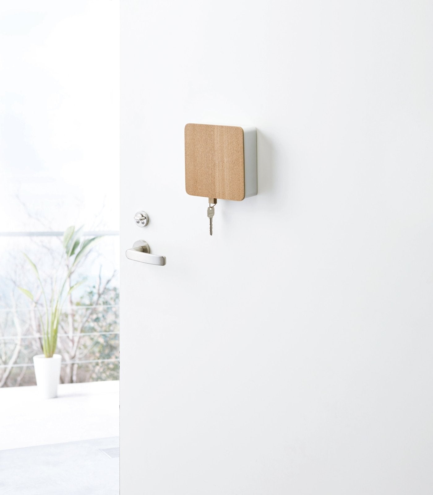Yamazaki Home · Magnetic Key Cabinet in Steel + Wood | socius design in Rochester, MN