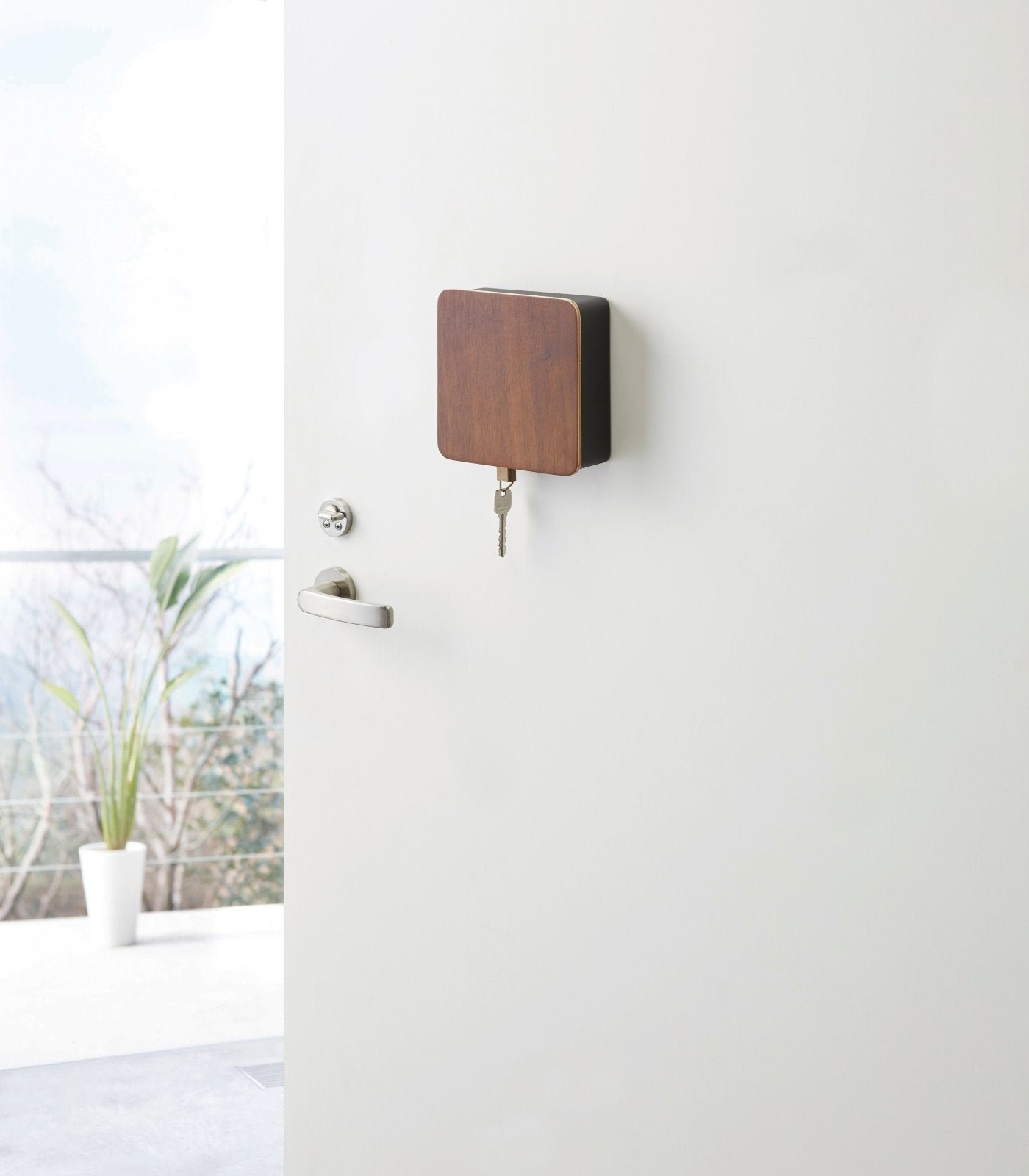 Yamazaki Home · Magnetic Key Cabinet in Steel + Wood | socius design in Rochester, MN