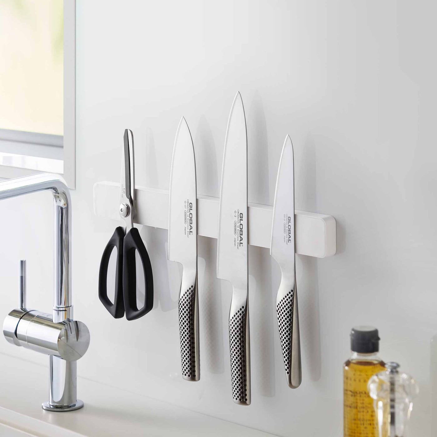 Yamazaki Home Magnetic Knife Rack | socius design shop | Rochester, MN (White)