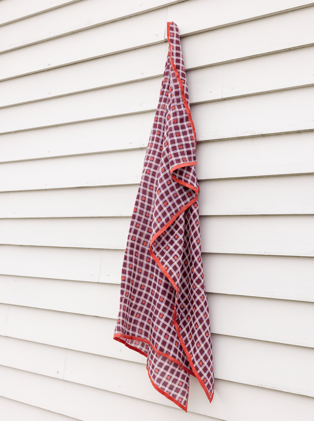 Block Shop · Maroon Hearts Square Scarf | socius design in Rochester, MN