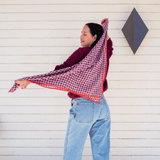 Block Shop · Maroon Hearts Square Scarf | socius design in Rochester, MN