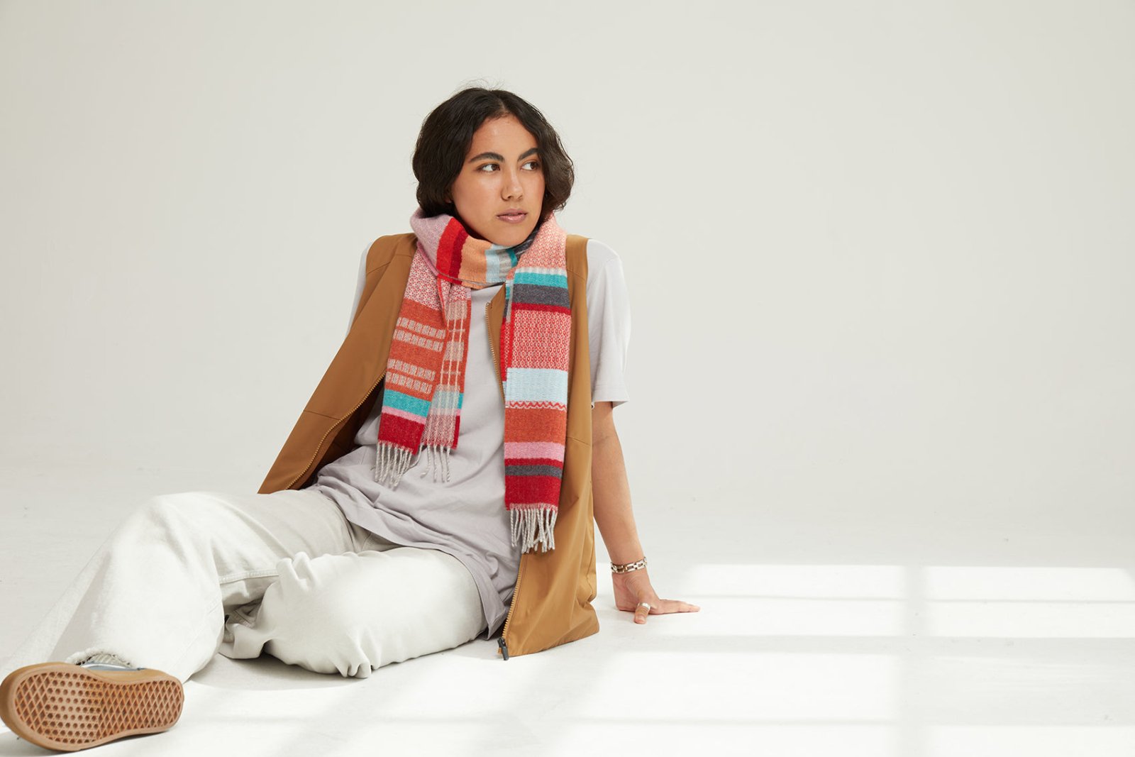 Wallace Sewell · Merino Lambswool Scarf · Wallace Sewell · Nyack "Poppy" | socius design in Rochester, MN