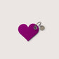 Graf Lantz · Merino Wool Heart Key Fob in Fuchsia | socius design in Rochester, MN