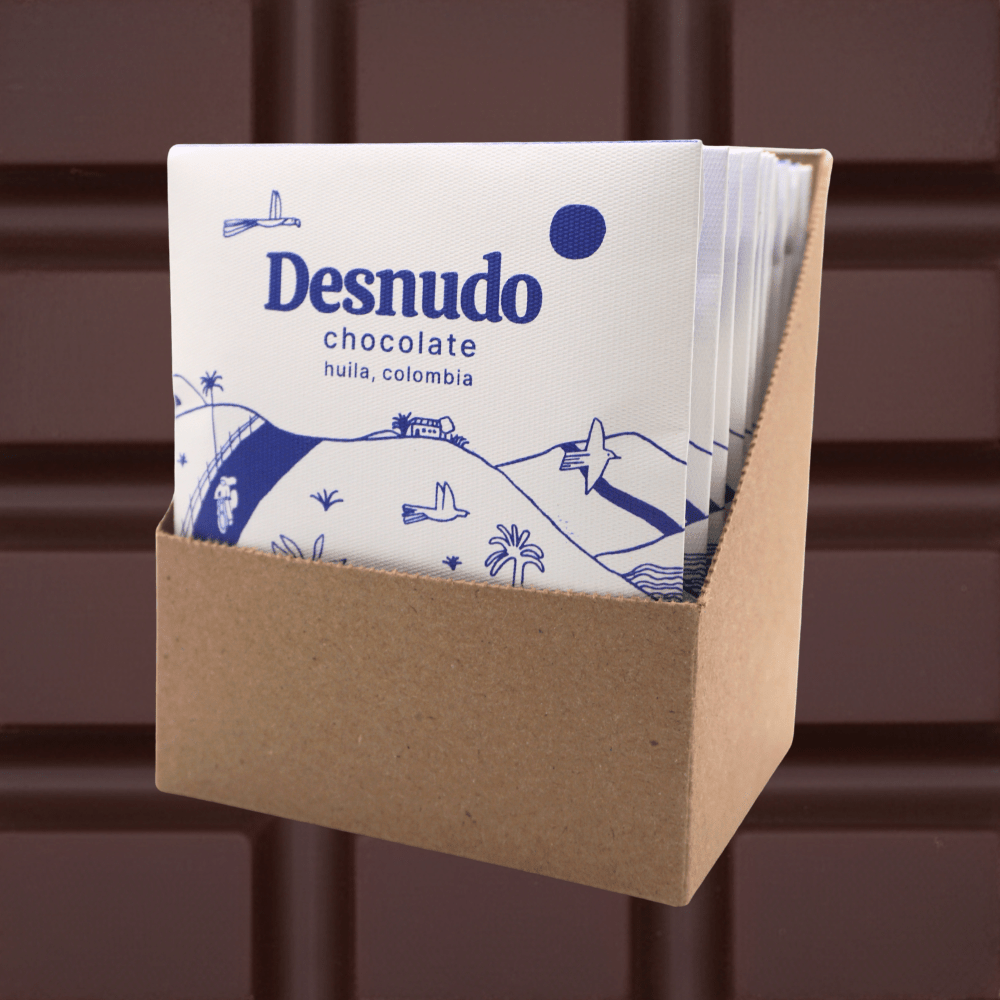 Desnudo Coffee · Milk Chocolate Bar · 50% Huila | socius design in Rochester, MN
