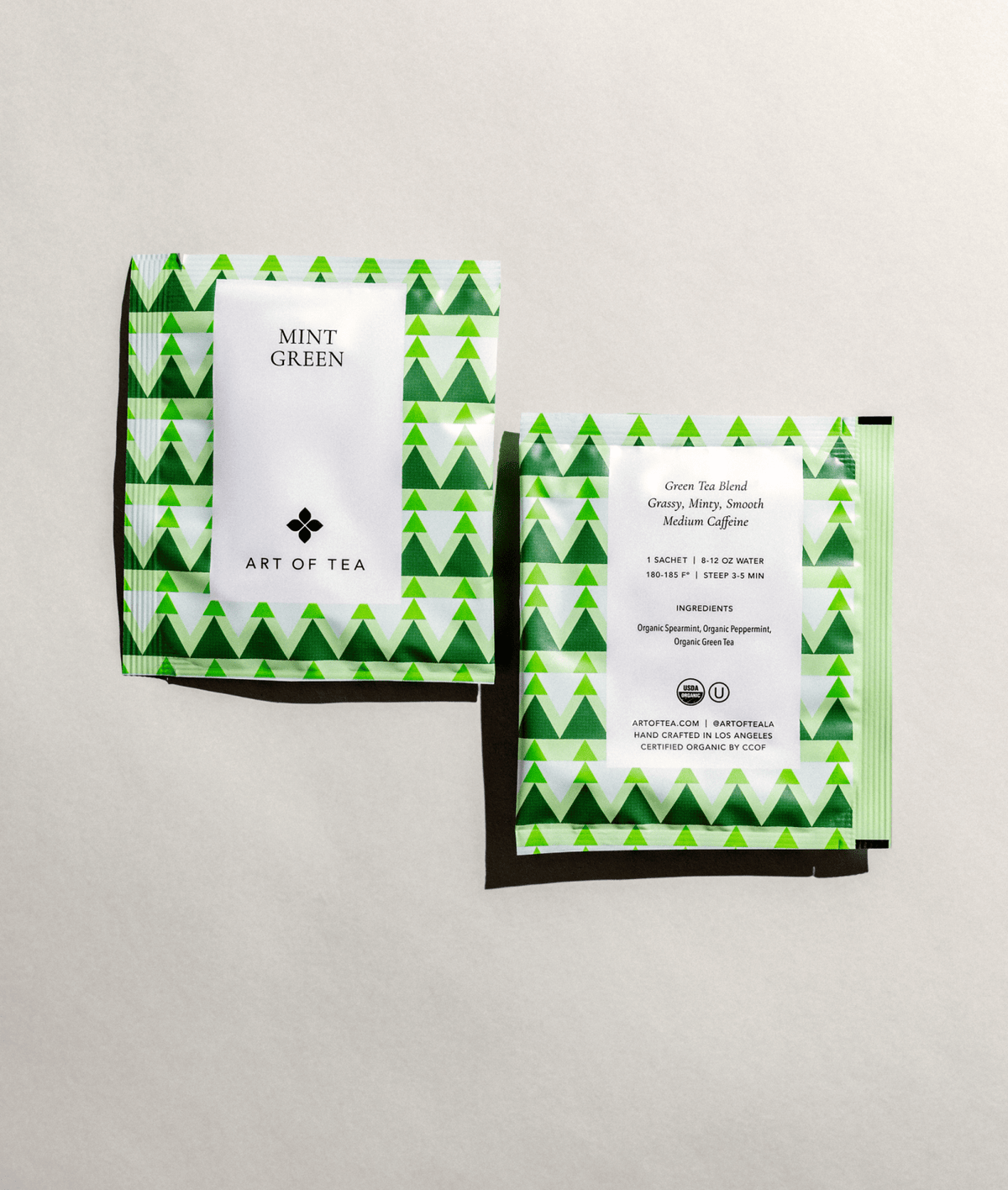 Art of Tea · Mint Green Eco Teabag Sachets | socius design in Rochester, MN