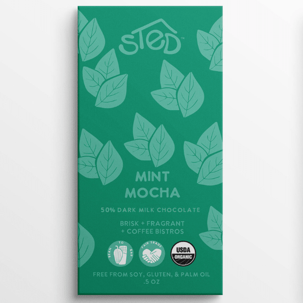 Sted Chocolate · Mint Mocha Mini Bar | socius design in Rochester, MN