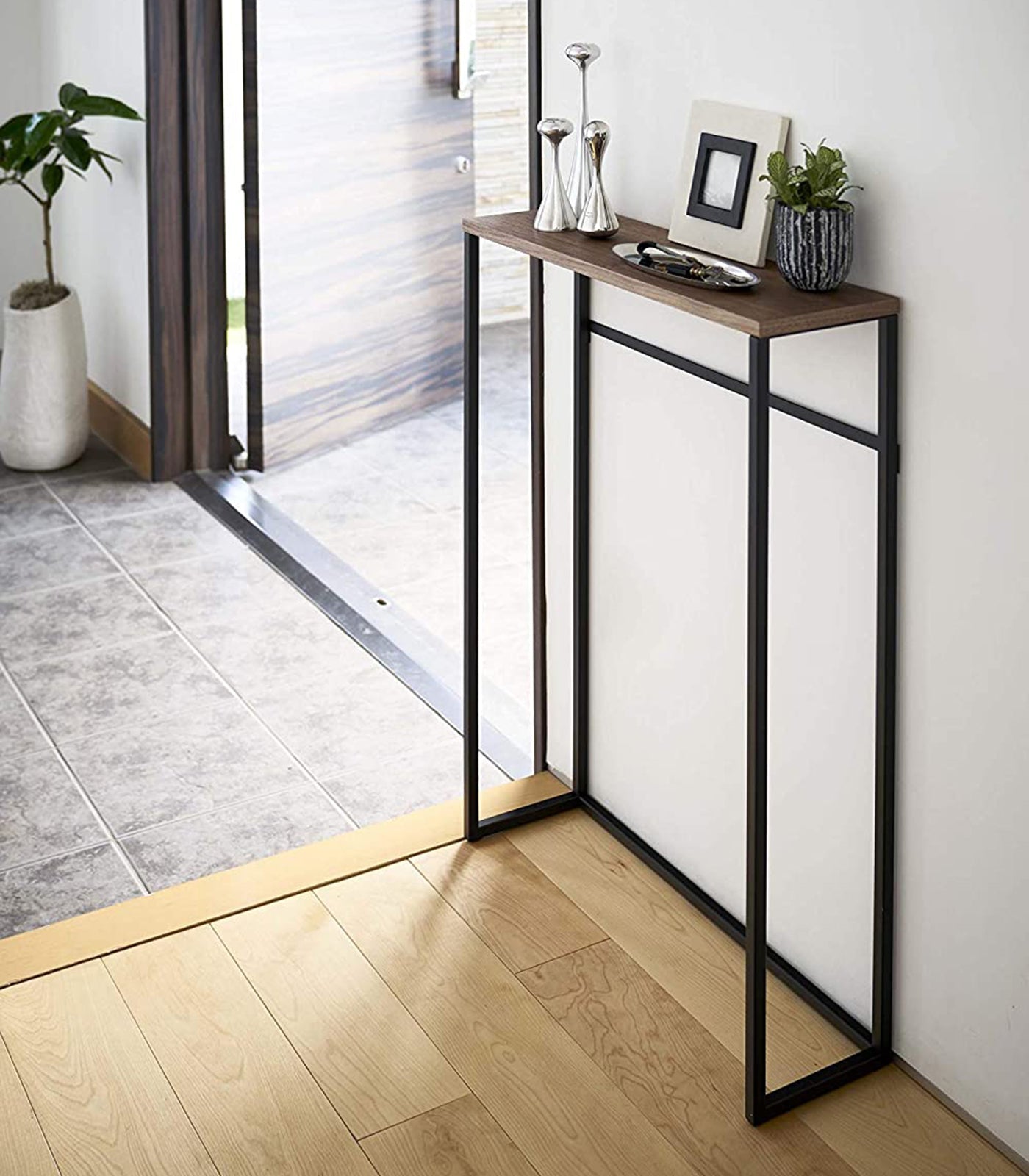 Yamazaki Home · Narrow Entryway Console Table (32" H) - Steel | socius design in Rochester, MN