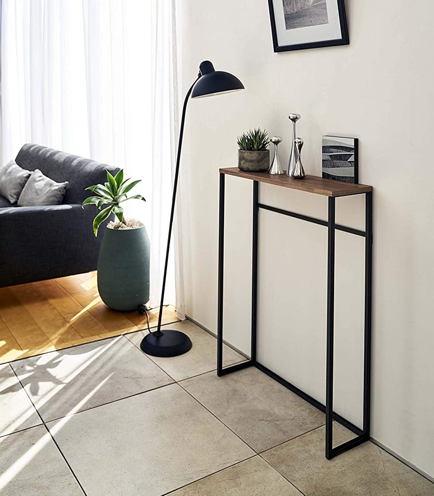 Yamazaki Home · Narrow Entryway Console Table (32" H) - Steel | socius design in Rochester, MN