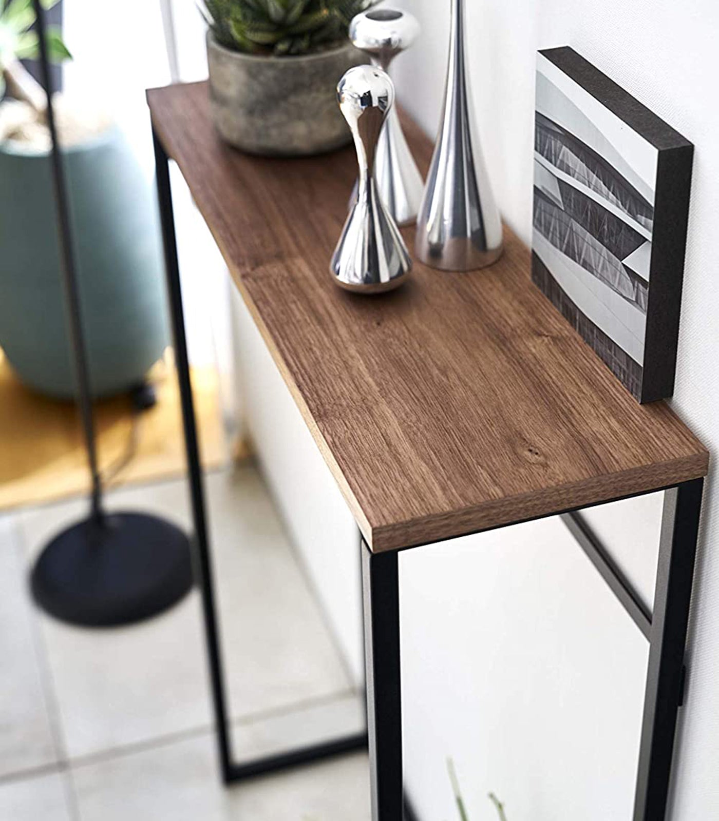 Yamazaki Home · Narrow Entryway Console Table (32" H) - Steel | socius design in Rochester, MN