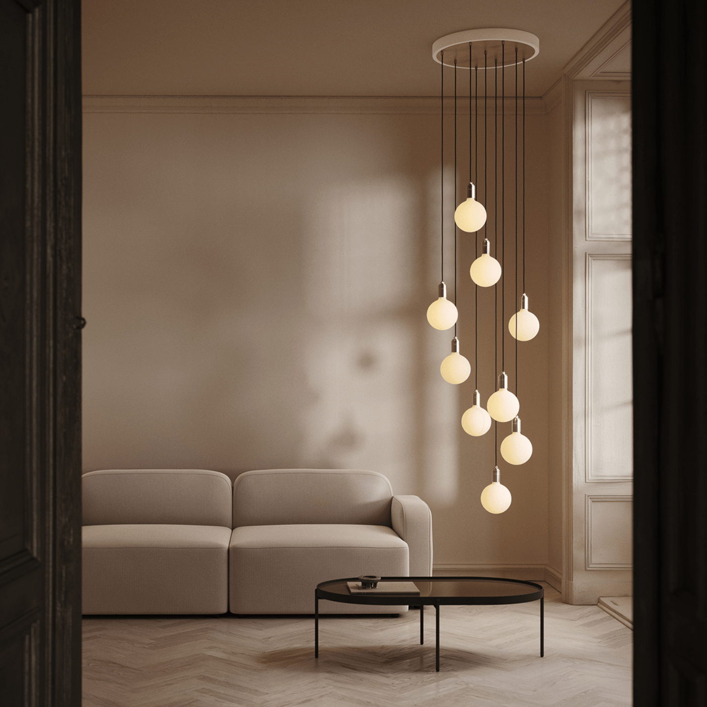 Tala US · Nine Pendant in Brass + Sphere IV | socius design in Rochester, MN