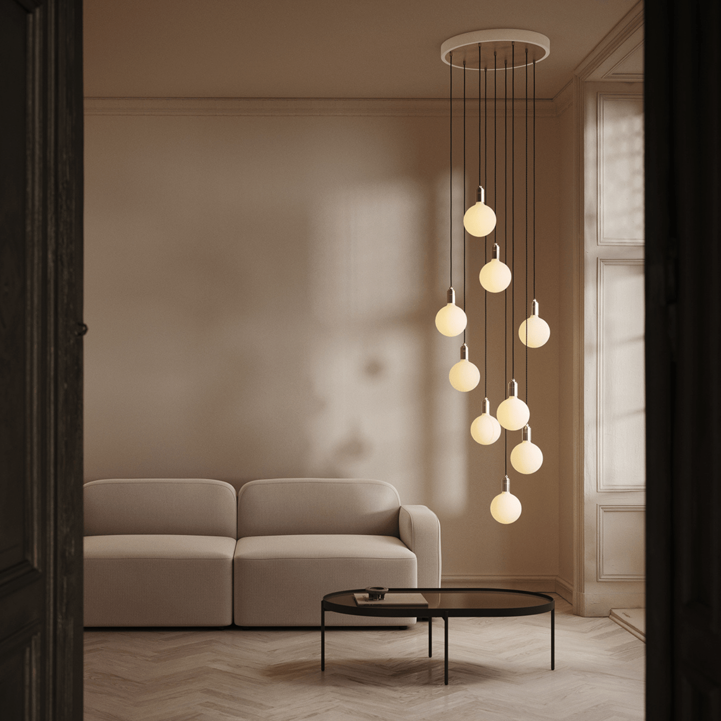 Tala US · Nine Pendant in Brass + Sphere IV | socius design in Rochester, MN