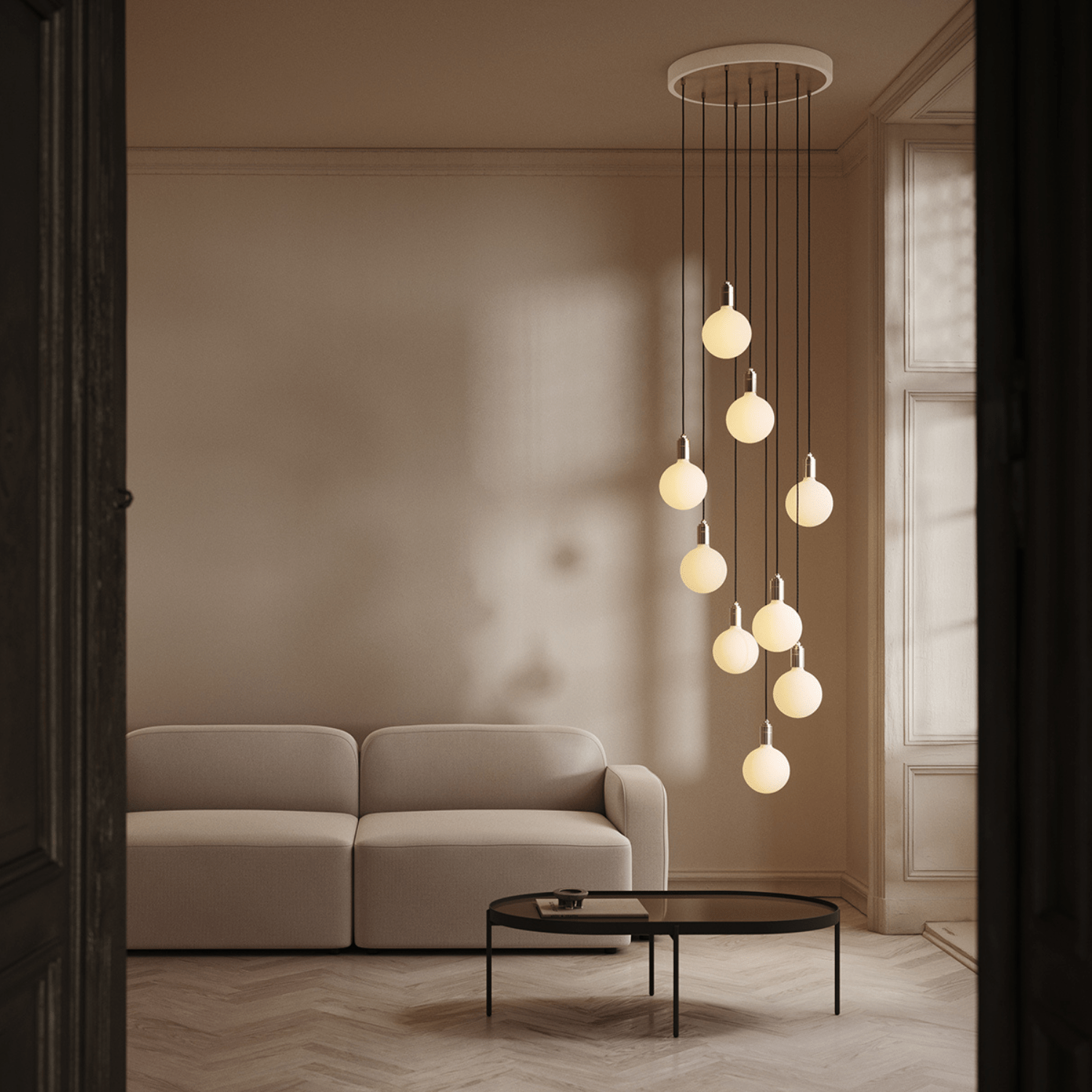 Tala US · Nine Pendant in Brass + Sphere IV | socius design in Rochester, MN