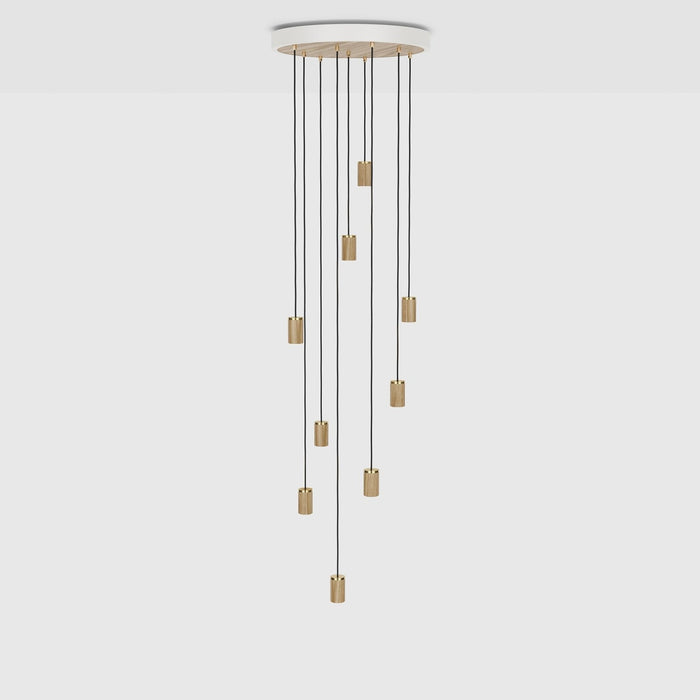 Nine Pendant in Oak · Ceiling Fixtures by Tala US