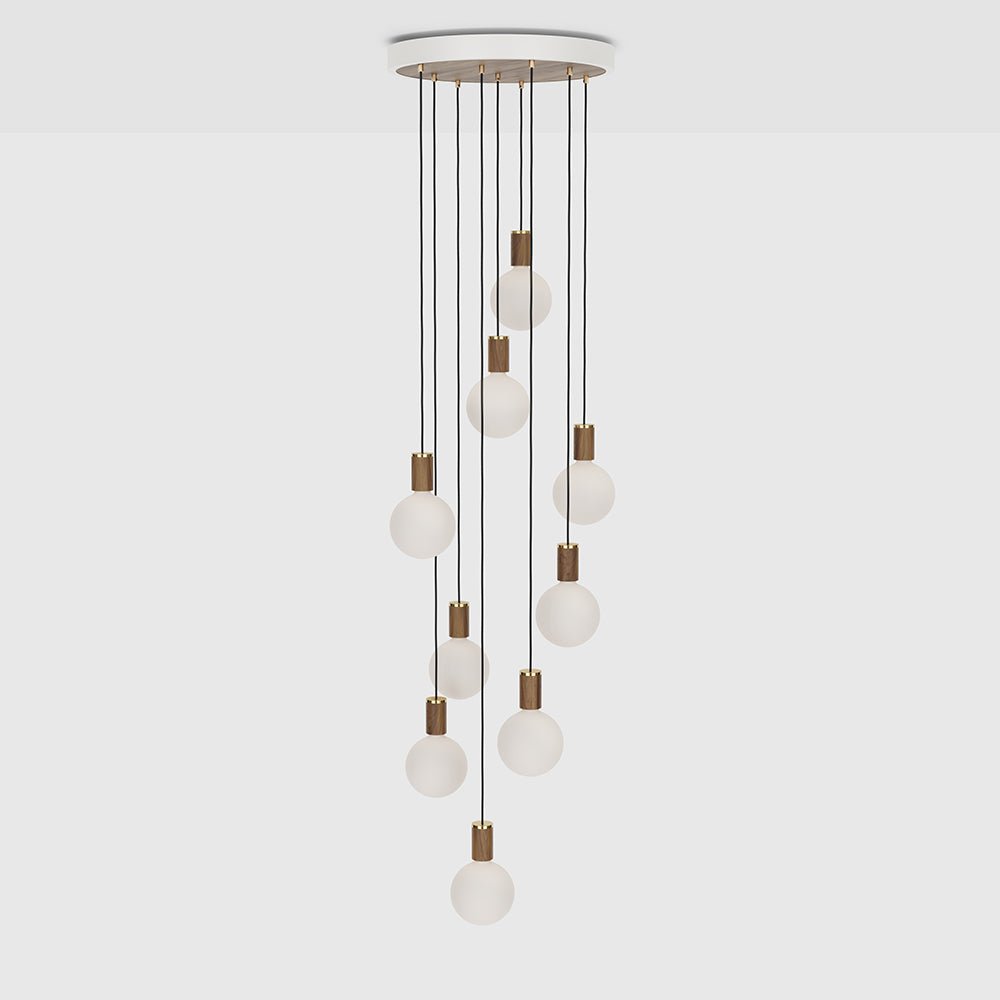 Tala US · Nine Pendant in Walnut + Sphere IV | socius design in Rochester, MN