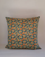 Soil to Studio · Noor Hand Block - printed Linen Pillow in Sage | socius design in Rochester, MN