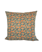 Soil to Studio · Noor Hand Block - printed Linen Pillow in Sage | socius design in Rochester, MN
