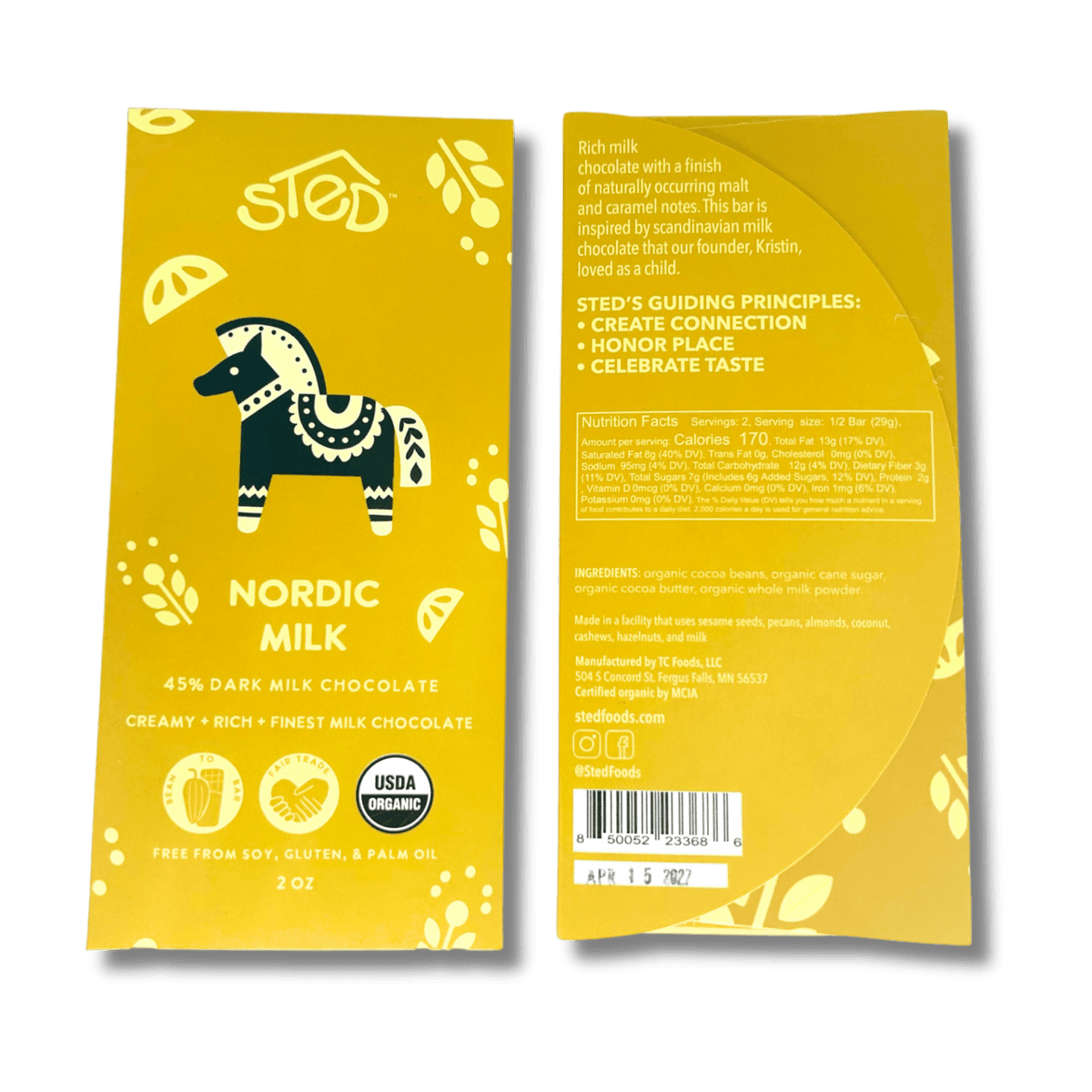 Sted Chocolate · Nordic Milk Chocolate Bar | socius design in Rochester, MN