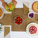 Block Shop · Nutmeg Crosshatch Napkin | socius design in Rochester, MN