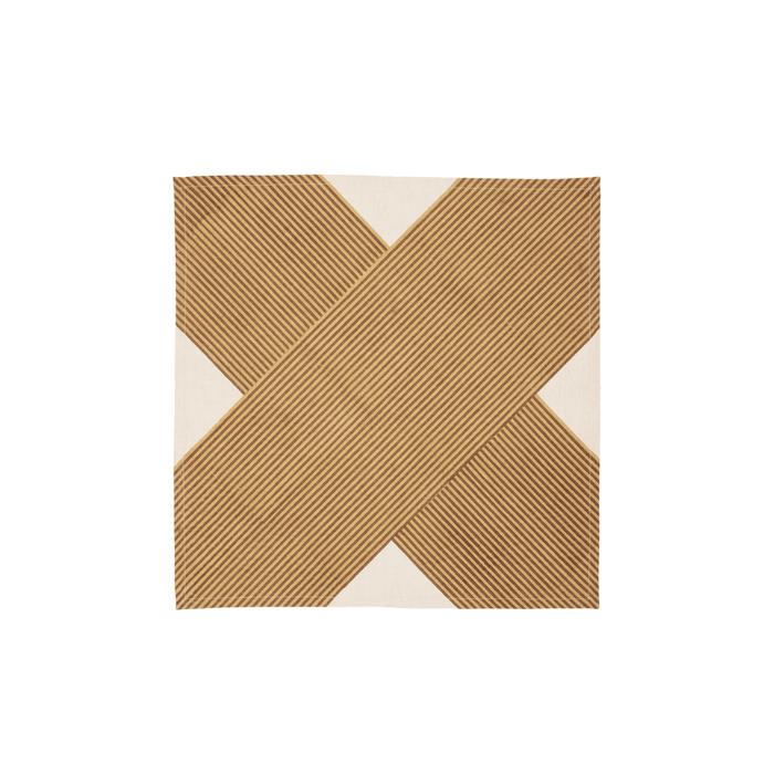 Block Shop · Nutmeg Crosshatch Napkin | socius design in Rochester, MN