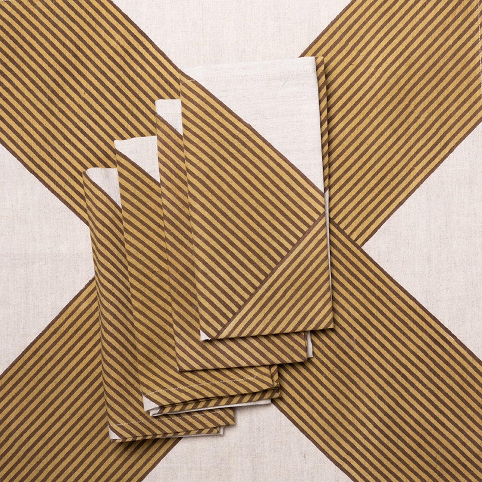 Block Shop · Nutmeg Crosshatch Napkin | socius design in Rochester, MN