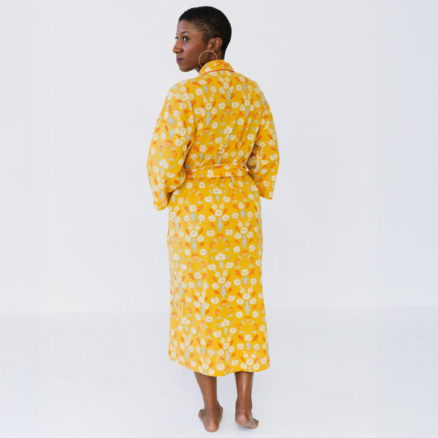 Block Shop · Ochre California Poppies Robe | socius design in Rochester, MN