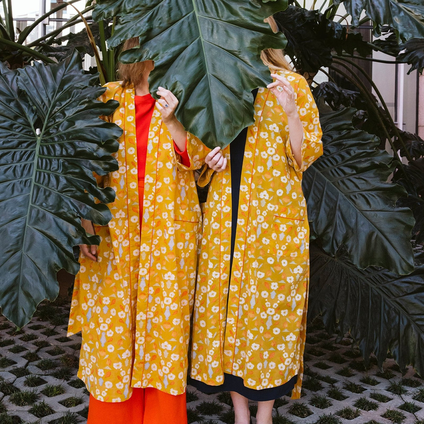 Block Shop · Ochre California Poppies Robe | socius design in Rochester, MN
