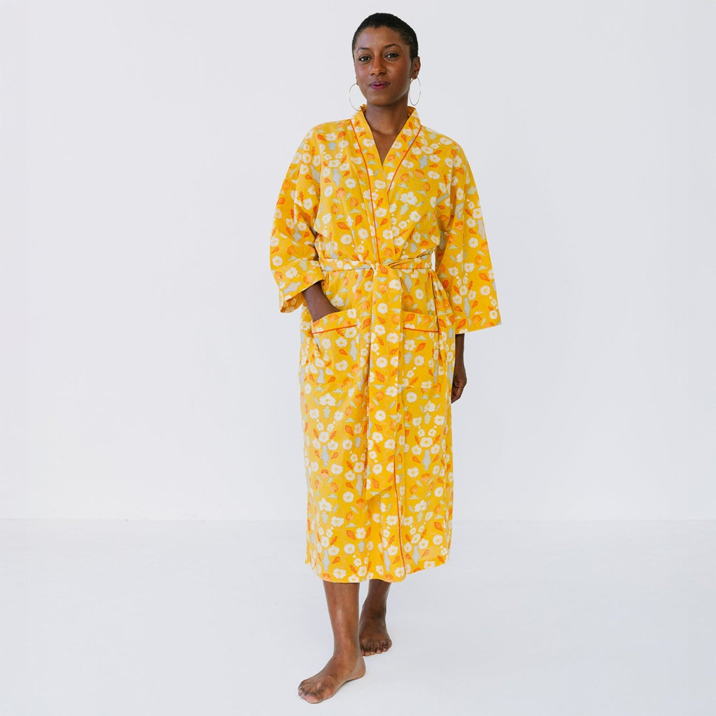 Block Shop · Ochre California Poppies Robe | socius design in Rochester, MN