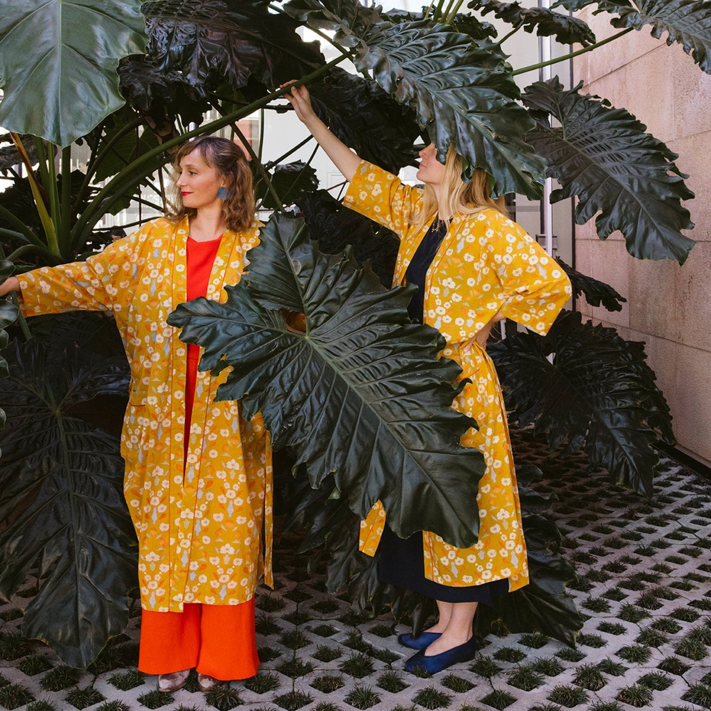 Block Shop · Ochre California Poppies Robe | socius design in Rochester, MN