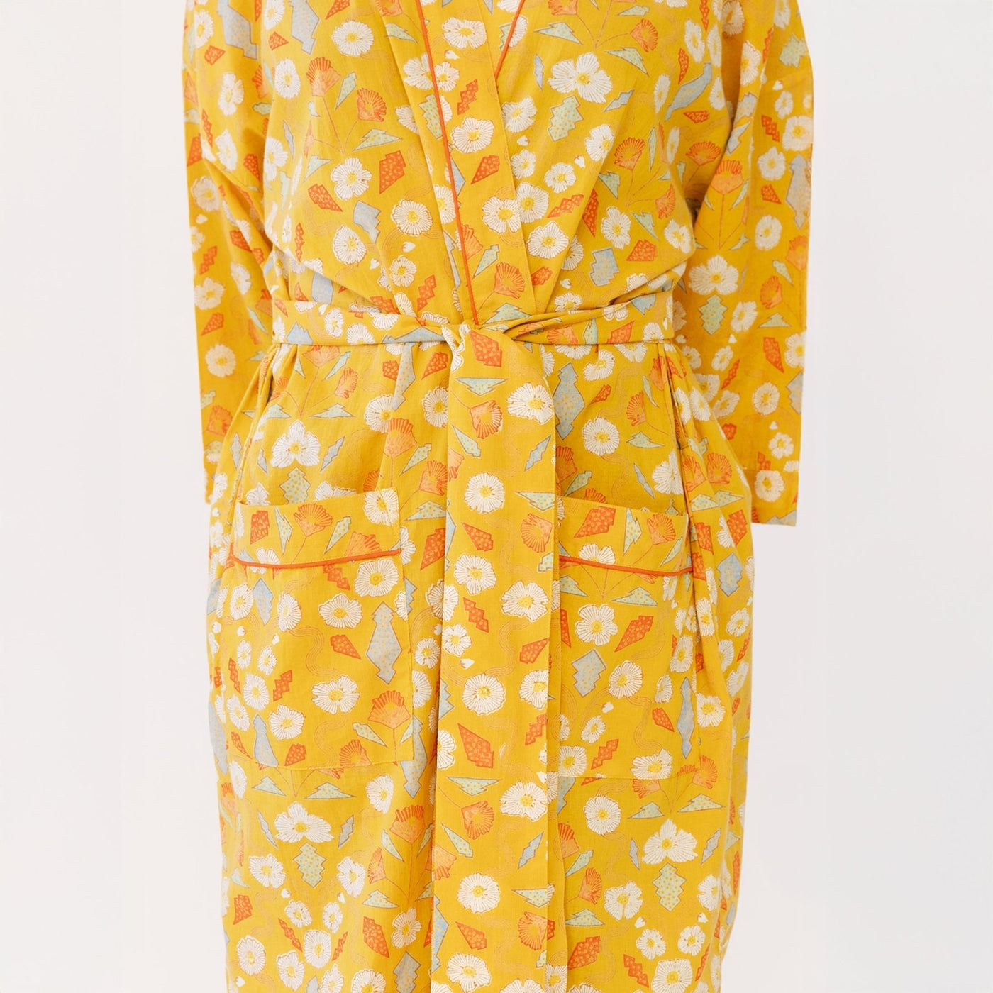 Block Shop · Ochre California Poppies Robe | socius design in Rochester, MN