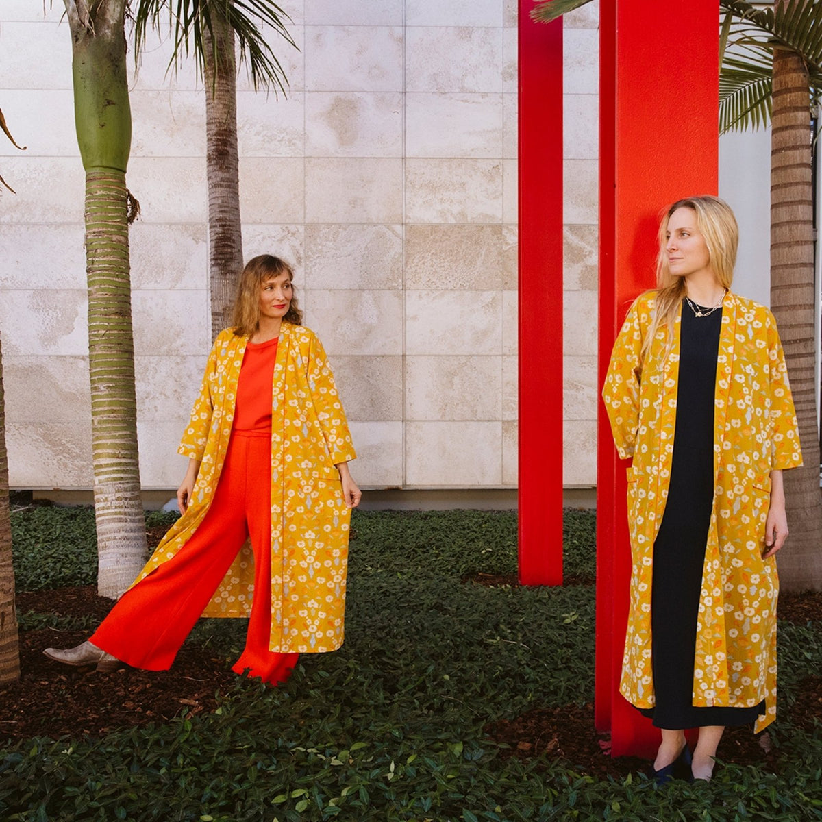 Poppy Robe Movie Ochre California Poppies Robe | socius design