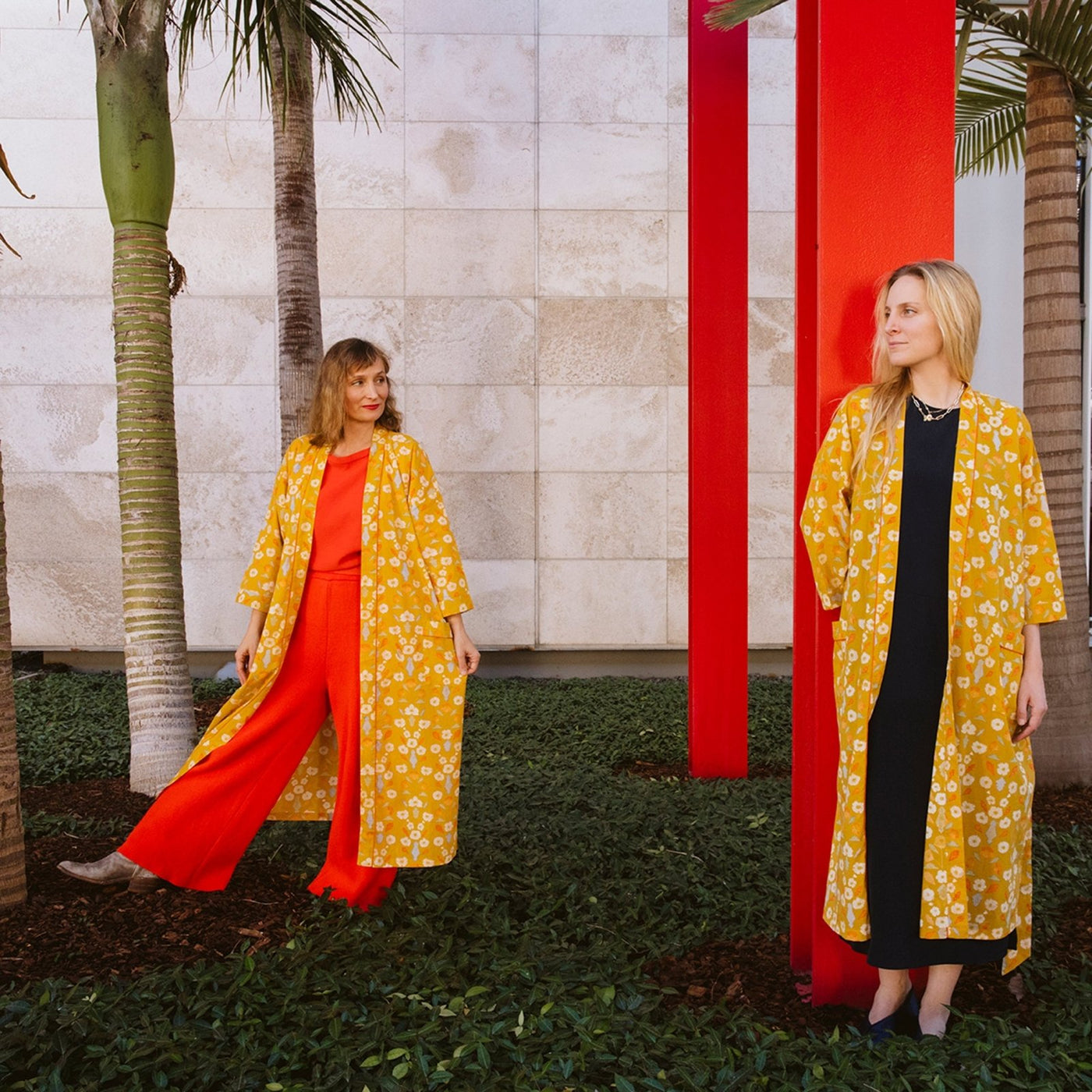 Block Shop · Ochre California Poppies Robe | socius design in Rochester, MN