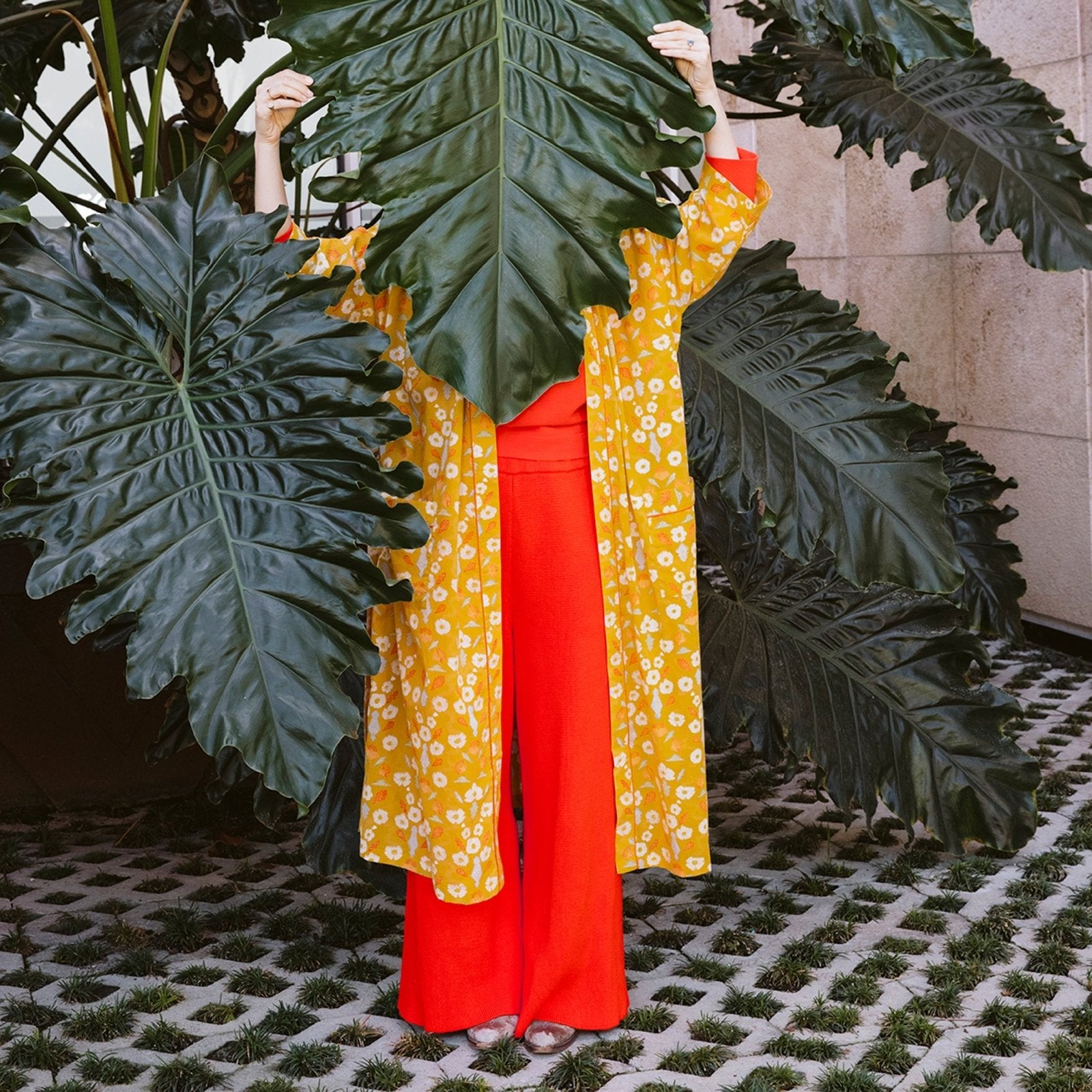 Block Shop · Ochre California Poppies Robe | socius design in Rochester, MN