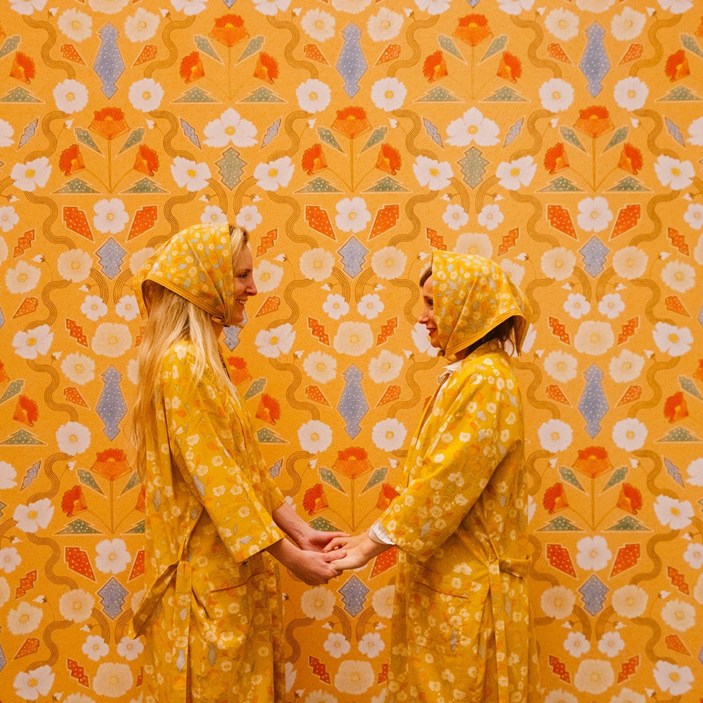 Block Shop · Ochre California Poppies Robe | socius design in Rochester, MN