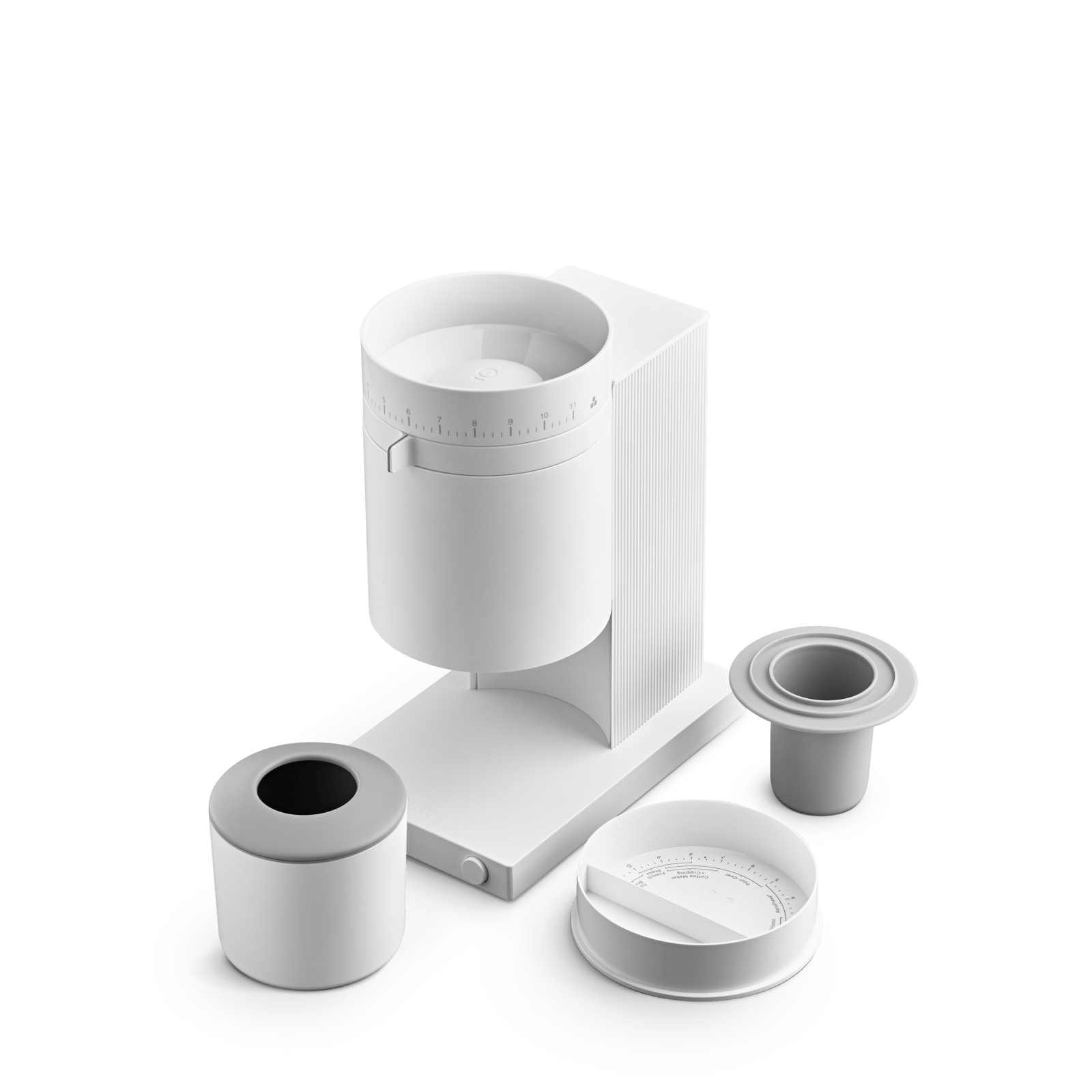 FELLOW · Opus Conical Burr Grinder · Matte White | socius design in Rochester, MN