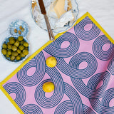 Block Shop · Orchid Loops Tea Towel | socius design in Rochester, MN