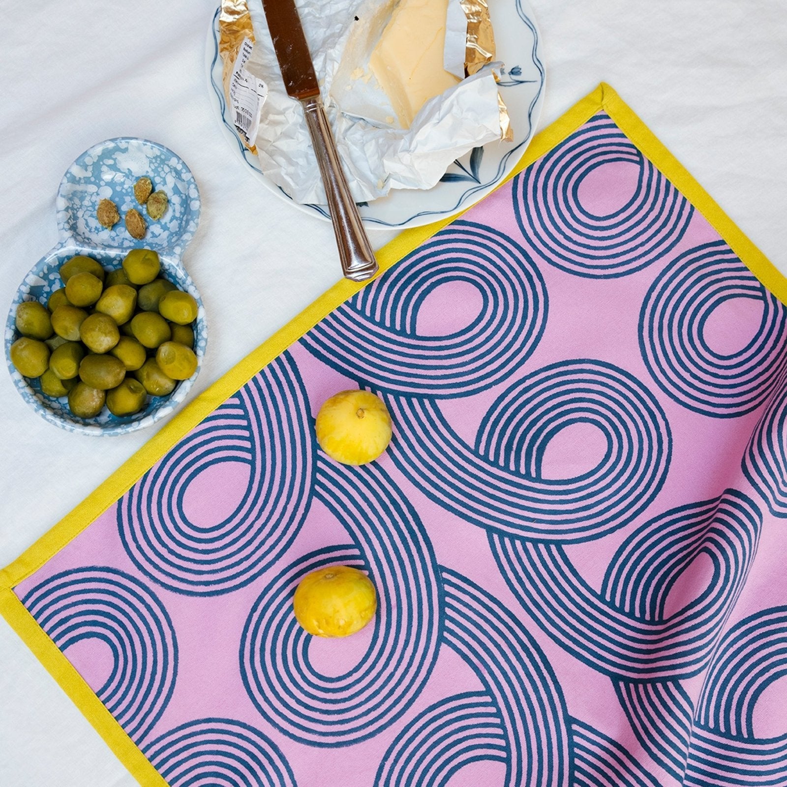 Block Shop · Orchid Loops Tea Towel | socius design in Rochester, MN