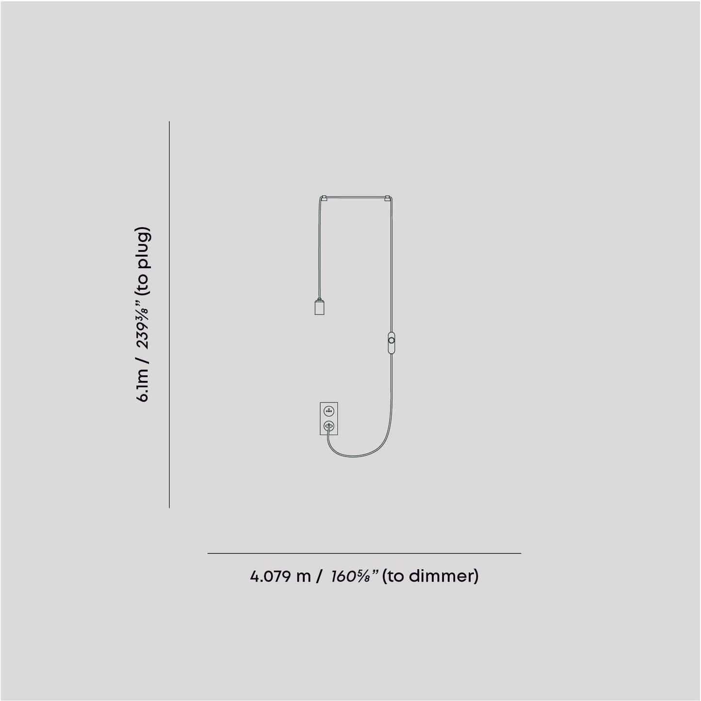 Tala US · Oval Plug - In Pendant in Graphite | socius design in Rochester, MN