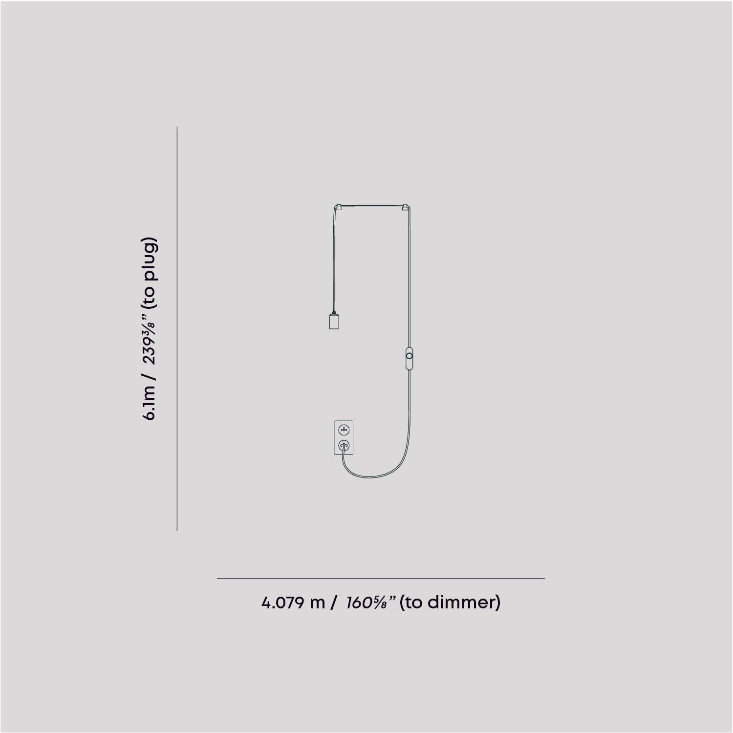 Tala US · Oval Plug - In Pendant in Graphite | socius design in Rochester, MN