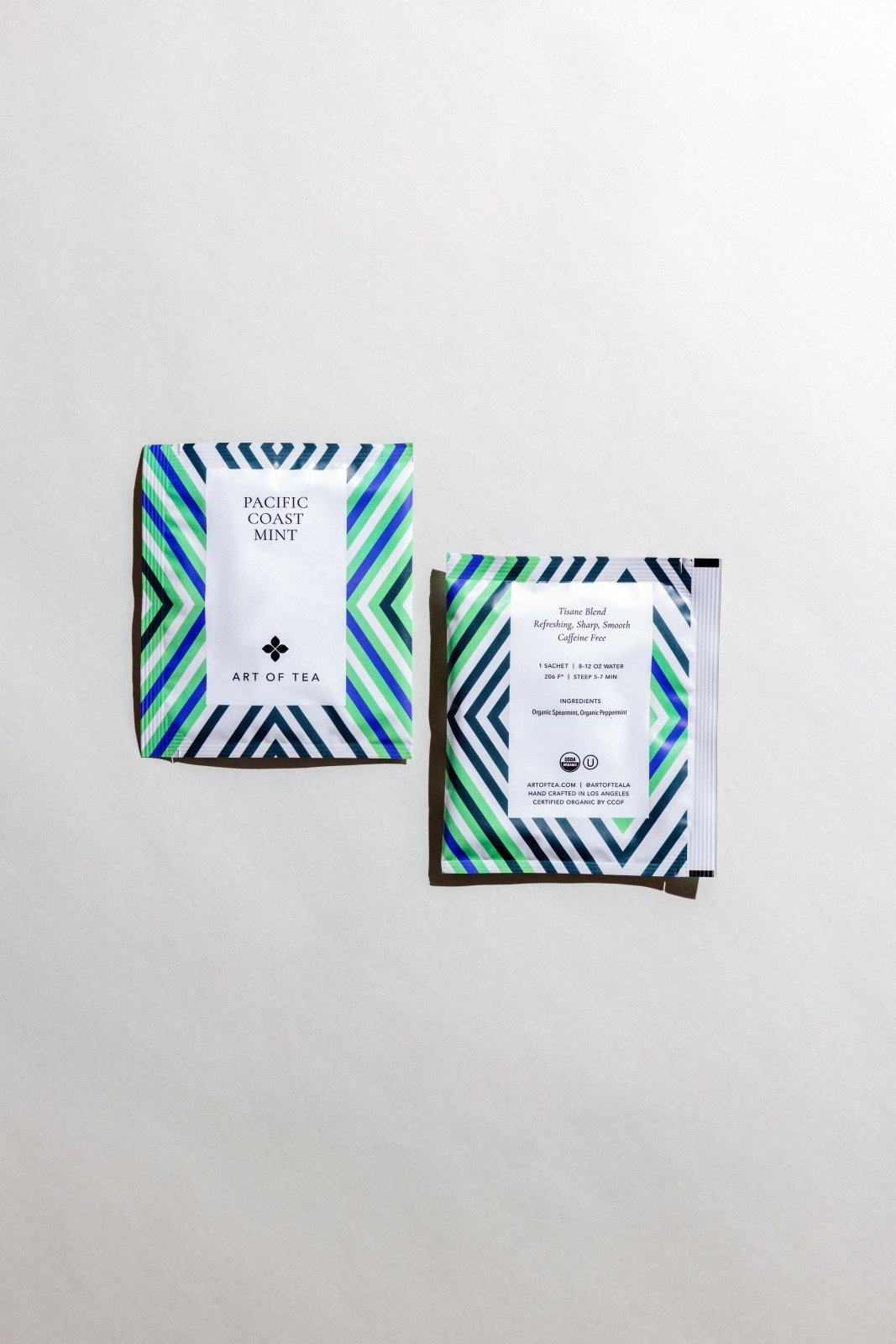 Art of Tea · Pacific Coast Mint Eco Teabag Sachets | socius design in Rochester, MN