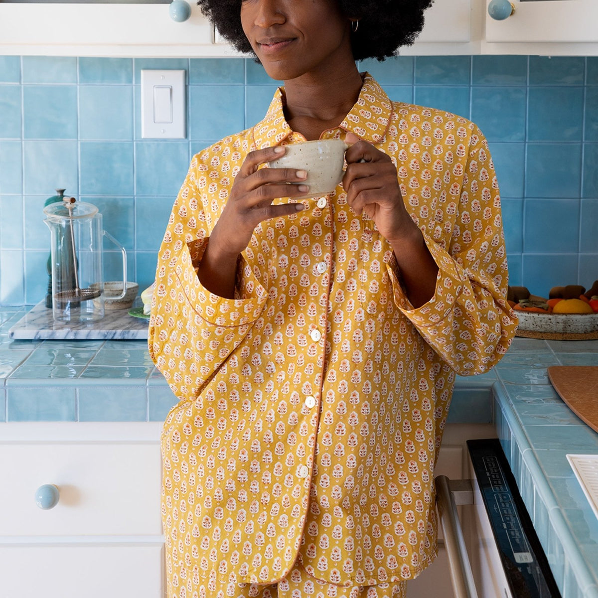 Block Shop · Pajama Set | Ochre | socius design in Rochester, MN