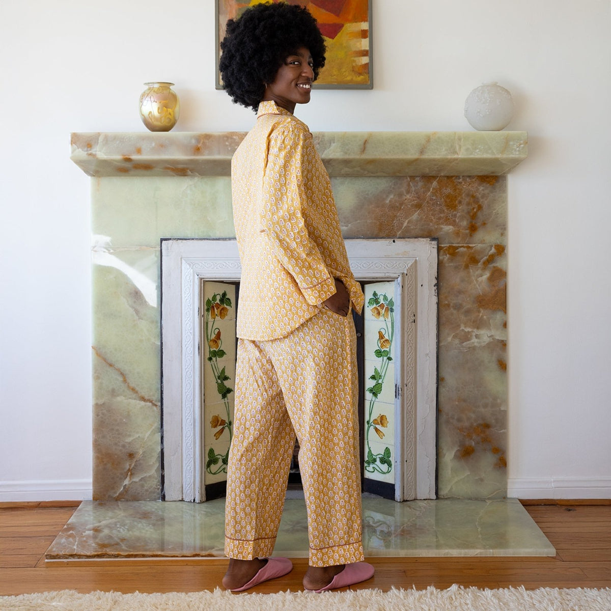 Block Shop · Pajama Set | Ochre | socius design in Rochester, MN