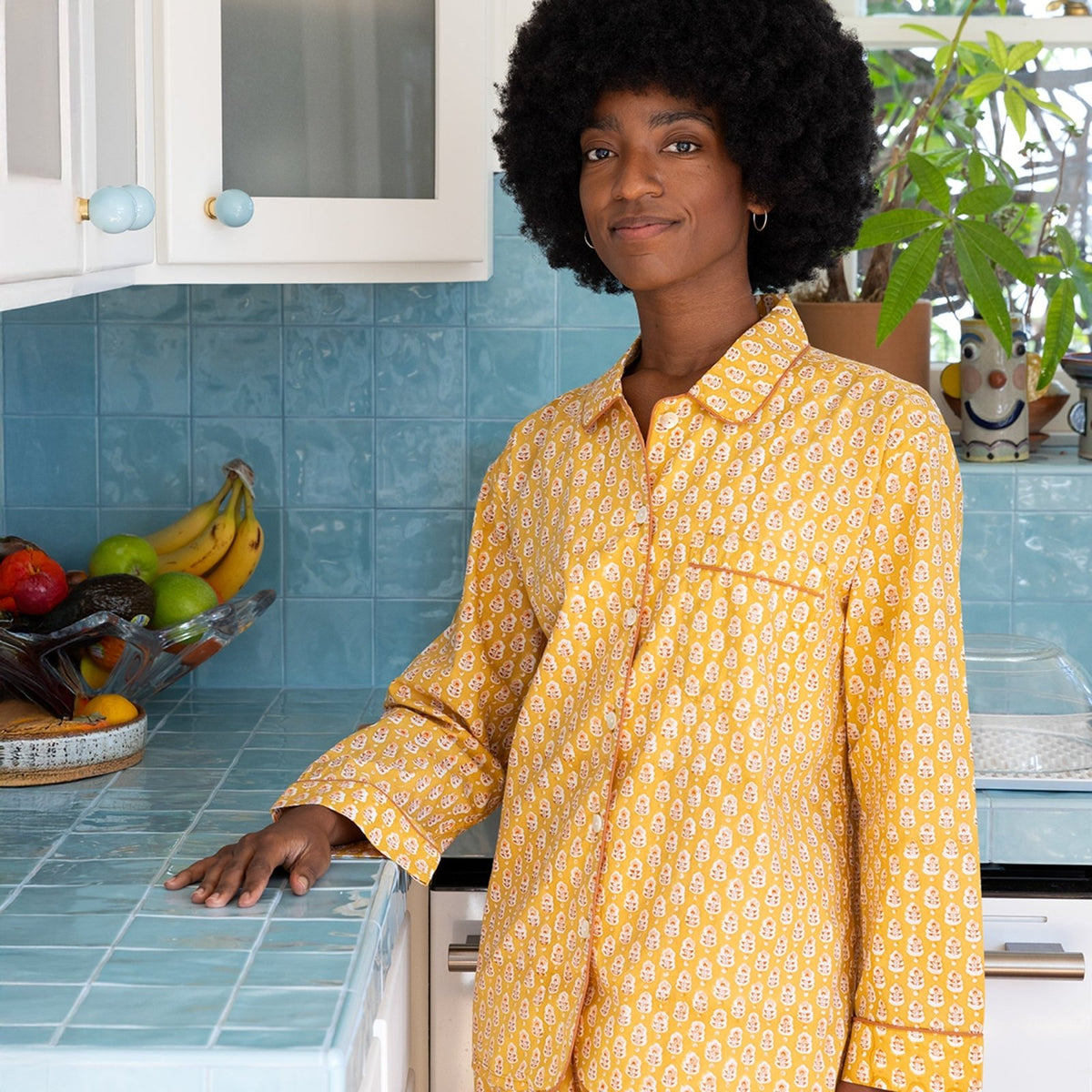 Block Shop · Pajama Set | Ochre | socius design in Rochester, MN