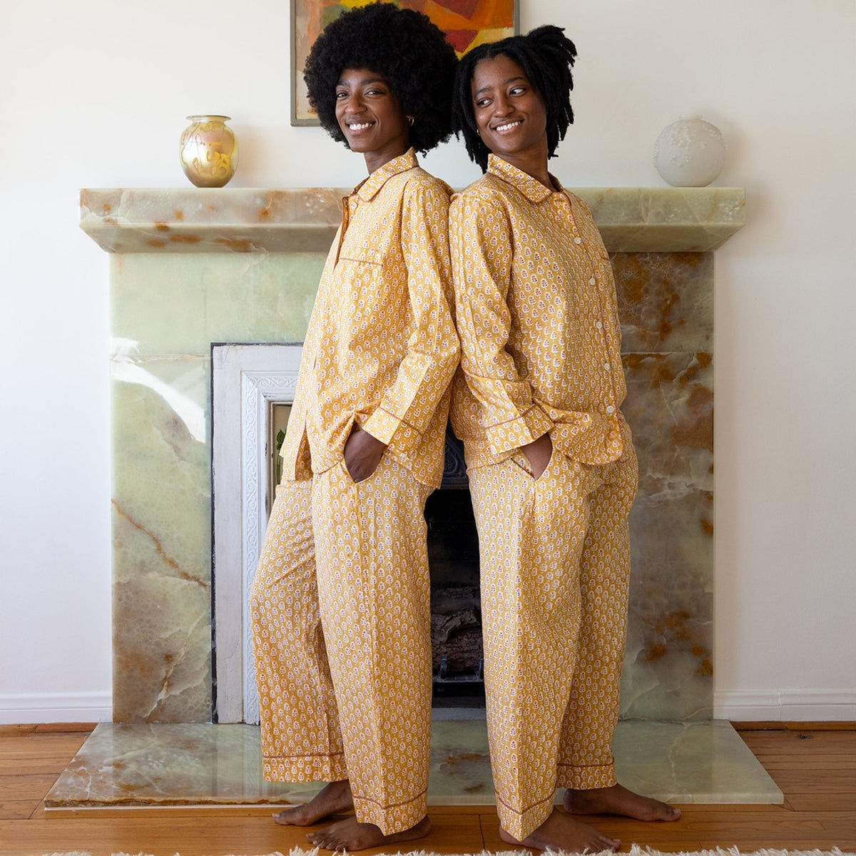 Block Shop · Pajama Set | Ochre | socius design in Rochester, MN