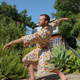 Block Shop · Pansies Hand Block Printed Robe | Warhol | socius design in Rochester, MN