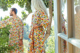 Block Shop · Pansies Hand Block Printed Robe | Warhol | socius design in Rochester, MN