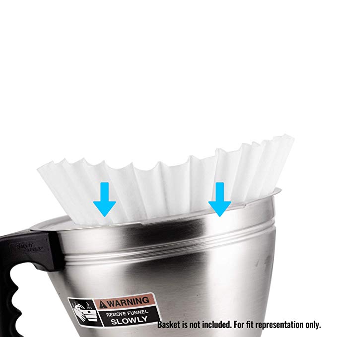 Espresso Parts · Paper Coffee Filters, Fits Batch Brewers - Size 18" X 7" (500 Count) | socius design in Rochester, MN
