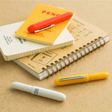 Hightide USA · Penco Perfection Ballpoint Pen - Light | socius design in Rochester, MN (White, Yellow, Orange)