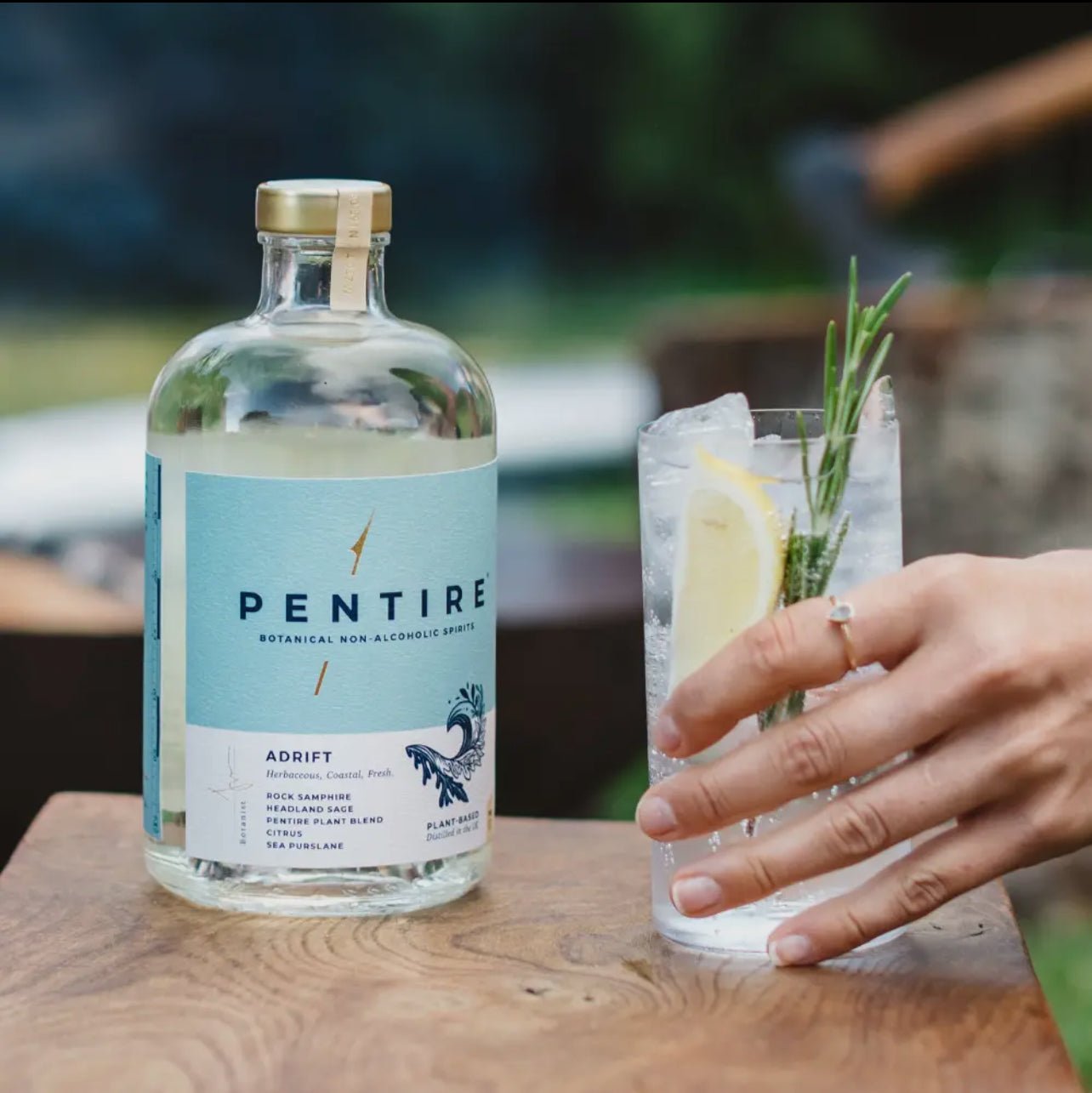 Pentire Drinks Inc. · Pentire Adrift 70cl · Non - Alcoholic Aperitif | socius design in Rochester, MN